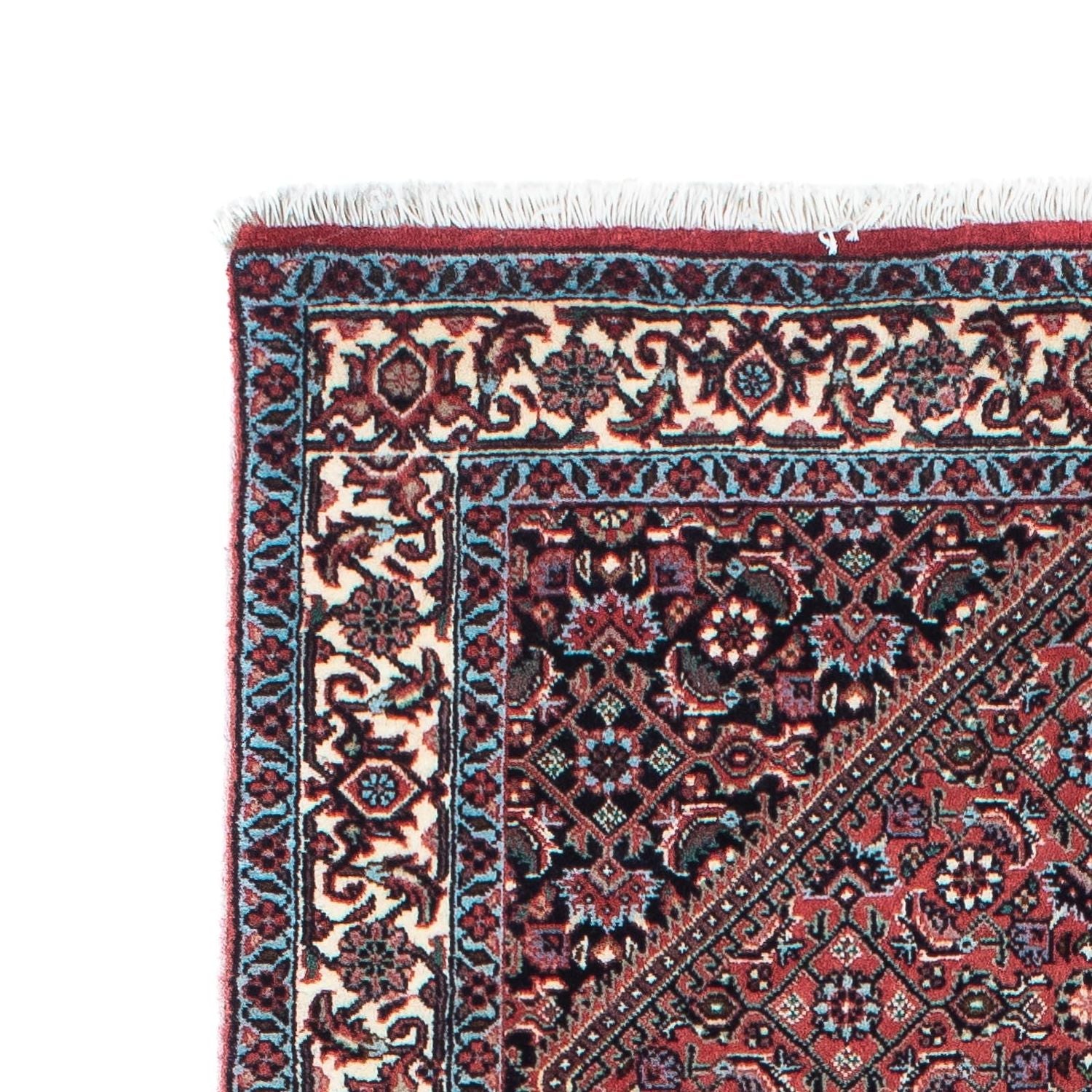 Tapis de couloir Tapis persan - Bidjar - 217 x 73 cm - bleu foncé