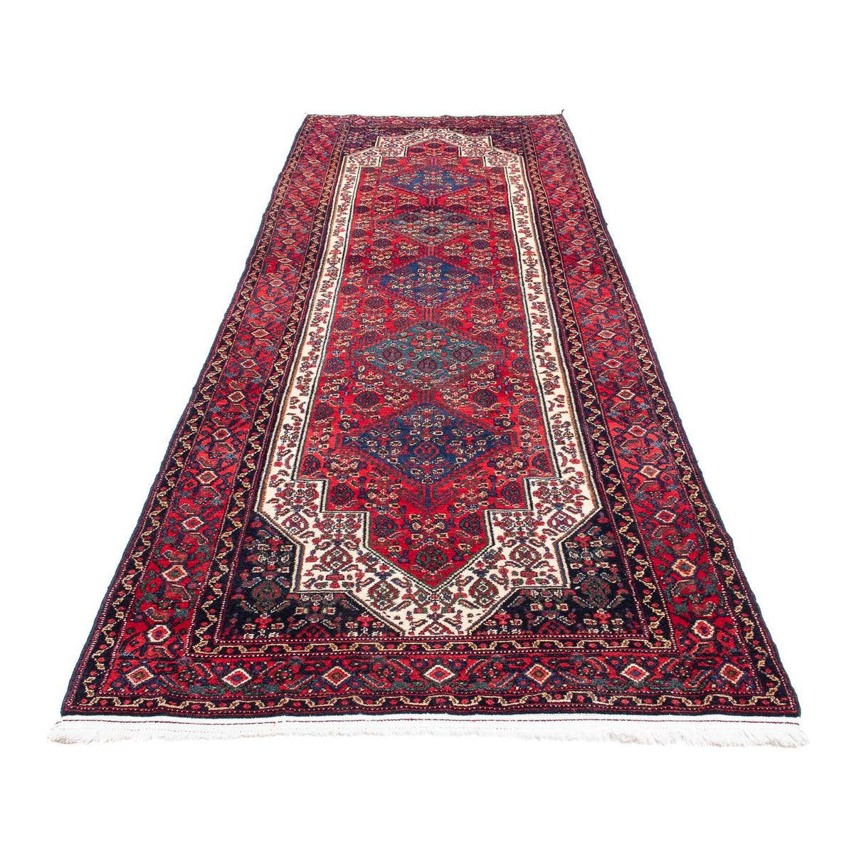 Tapis de couloir Tapis persan - Classique - 352 x 114 cm - rouge