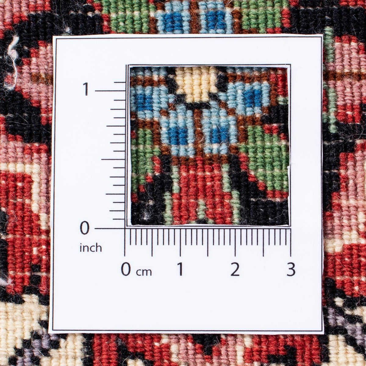 Tapis persan - Bidjar - 292 x 250 cm - rouge clair