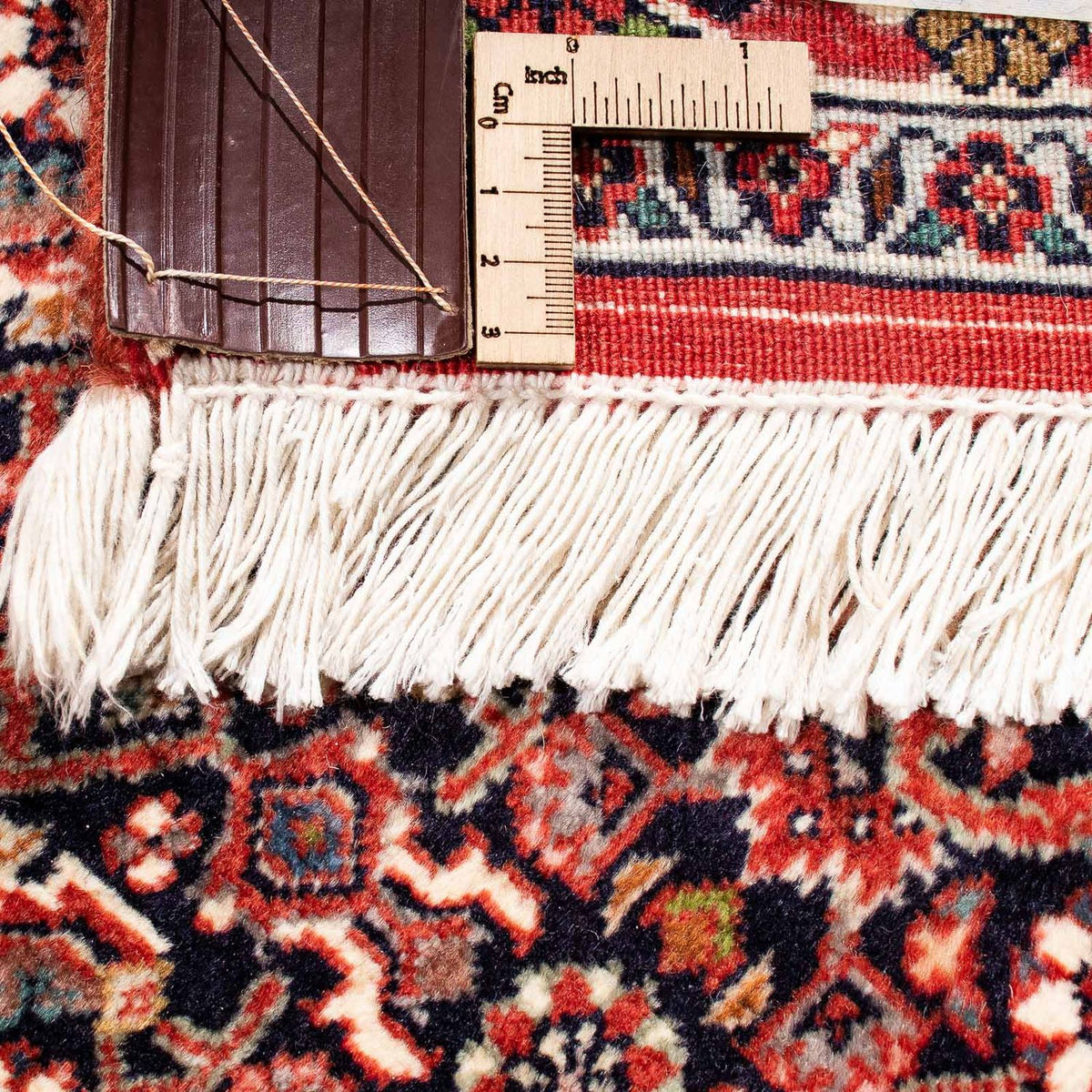 Tapis persan - Bidjar - 245 x 174 cm - rouge clair