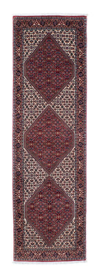 Tapis de couloir Tapis persan - Bidjar - 290 x 83 cm - rouge