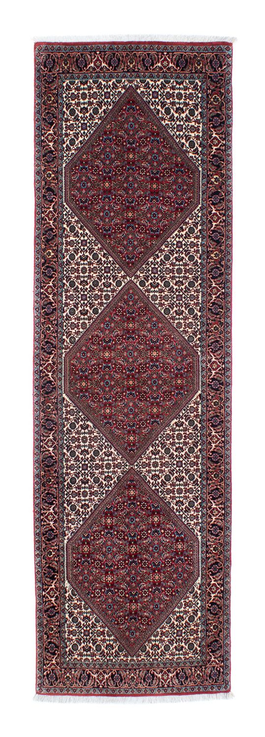 Tapis de couloir Tapis persan - Bidjar - 290 x 83 cm - rouge