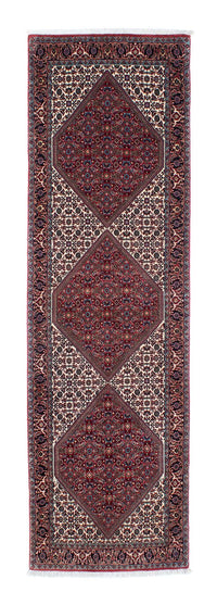 Tapis de couloir Tapis persan - Bidjar - 290 x 83 cm - rouge