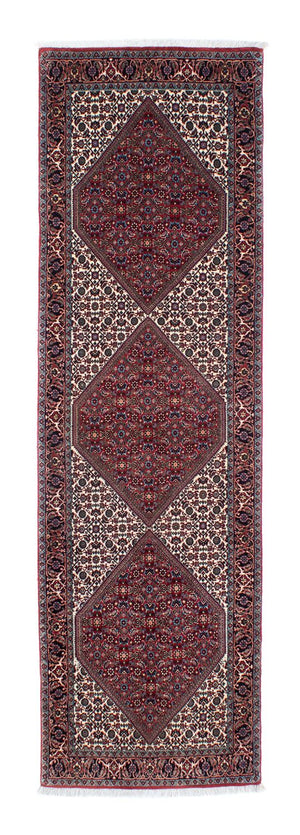 Tapis de couloir Tapis persan - Bidjar - 290 x 83 cm - rouge