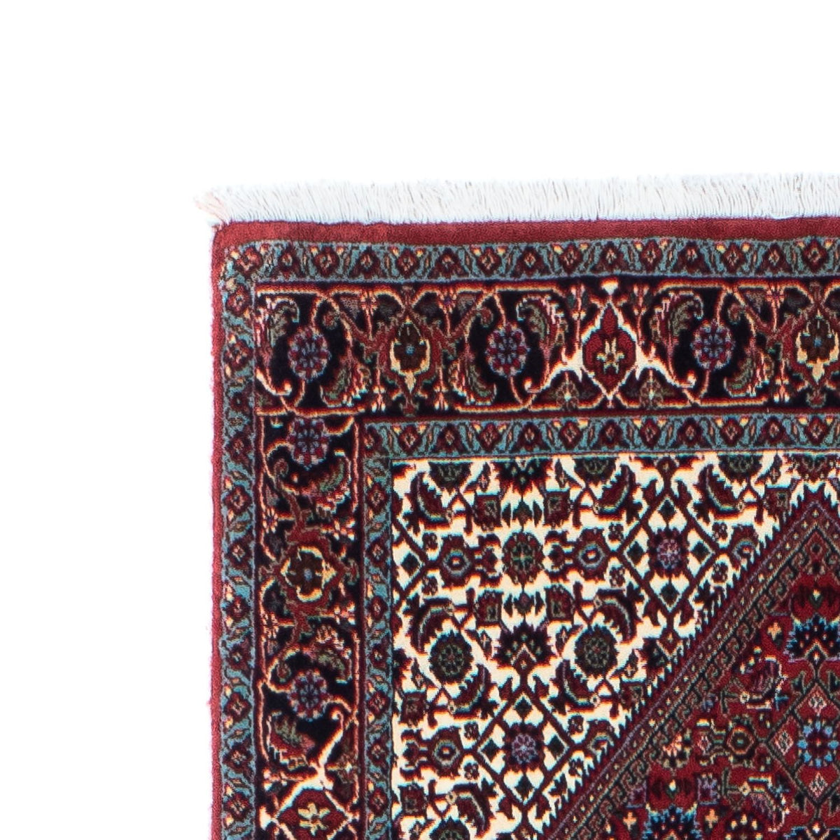 Tapis de couloir Tapis persan - Bidjar - 290 x 83 cm - rouge