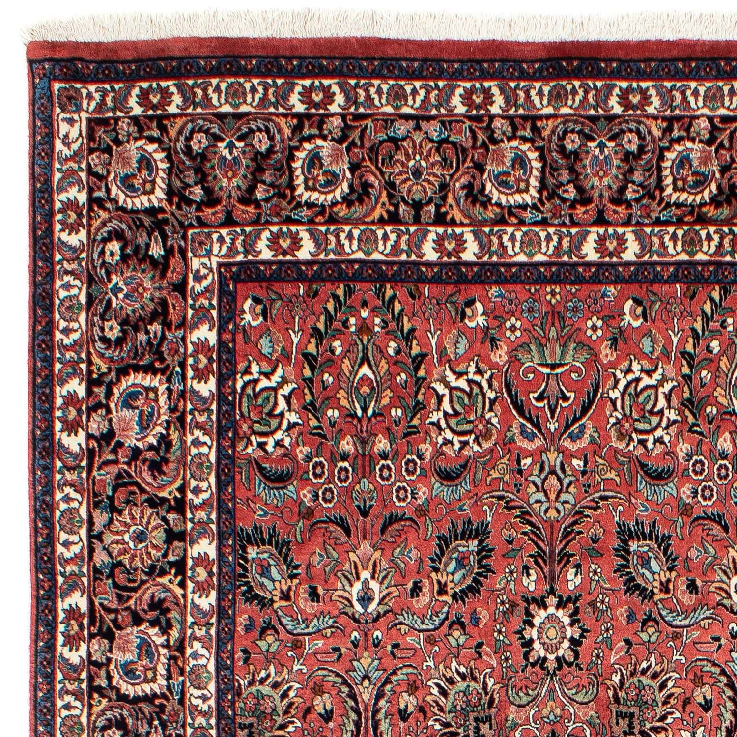 Tapis persan - Bidjar - 293 x 200 cm - rouge clair