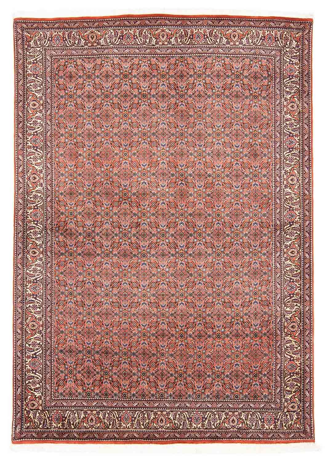Tapis persan - Bidjar - 239 x 168 cm - rouge clair