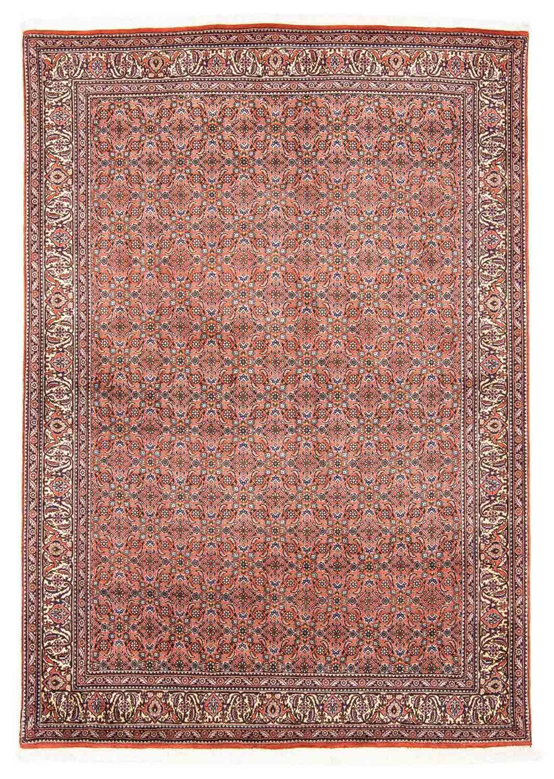Tapis persan - Bidjar - 239 x 168 cm - rouge clair