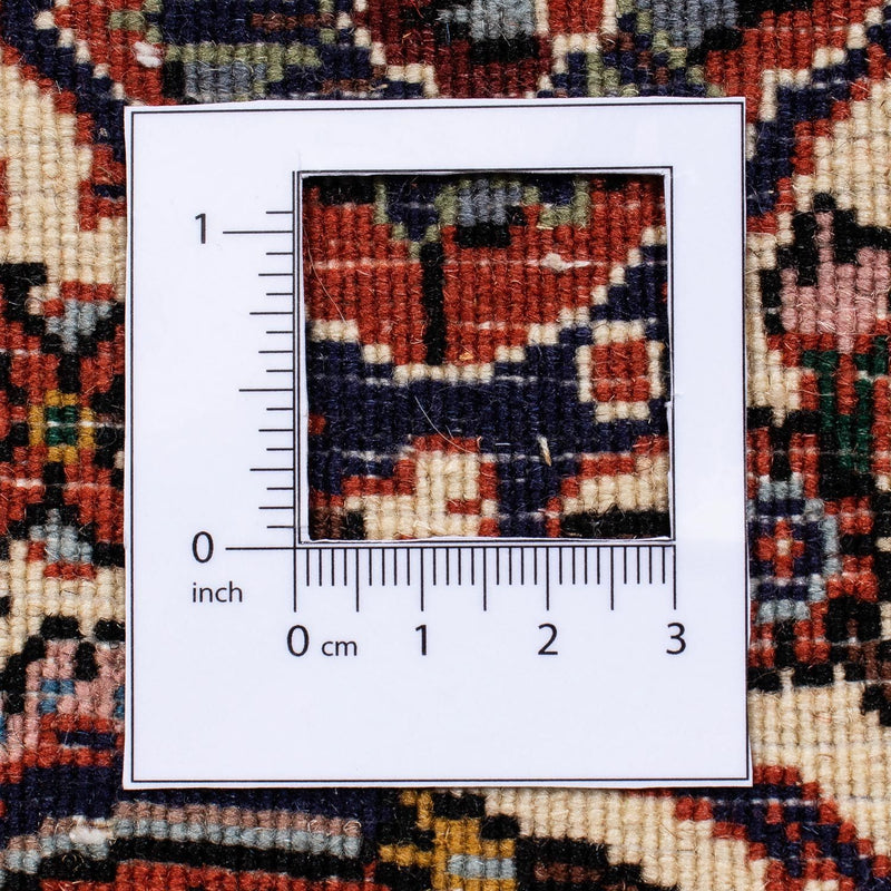 Tapis persan - Bidjar - 239 x 168 cm - rouge clair