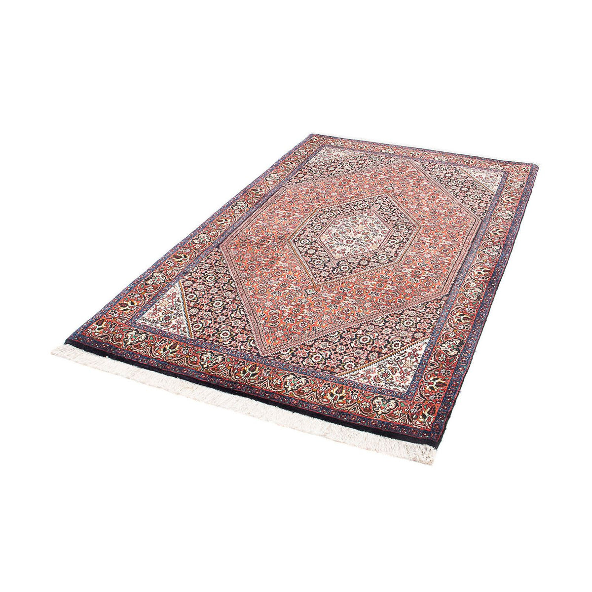 Tapis persan - Bidjar - 180 x 112 cm - rouge clair