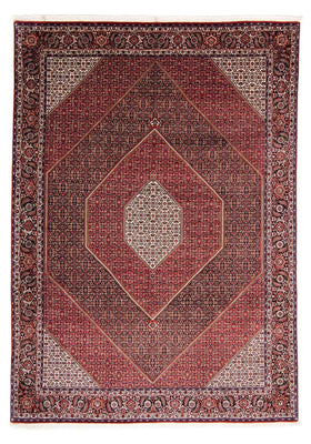 Tapis persan - Bidjar - 350 x 252 cm - rouge foncé