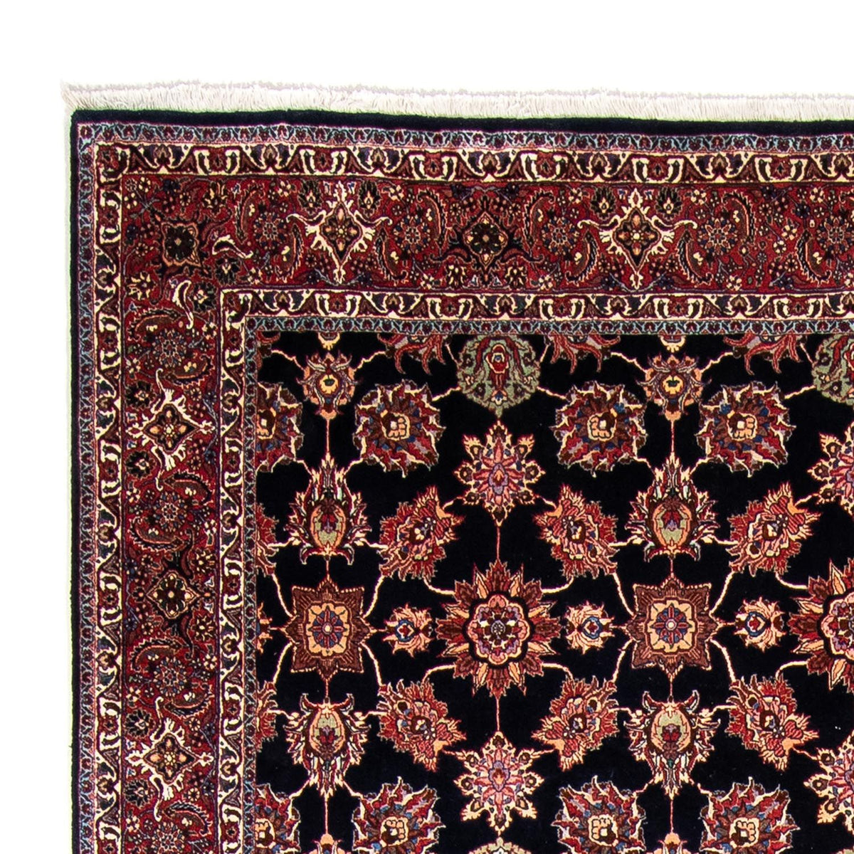 Tapis persan - Bidjar - 350 x 255 cm - bleu foncé