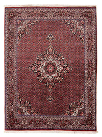 Tapis persan - Bidjar - 230 x 175 cm - rouge foncé