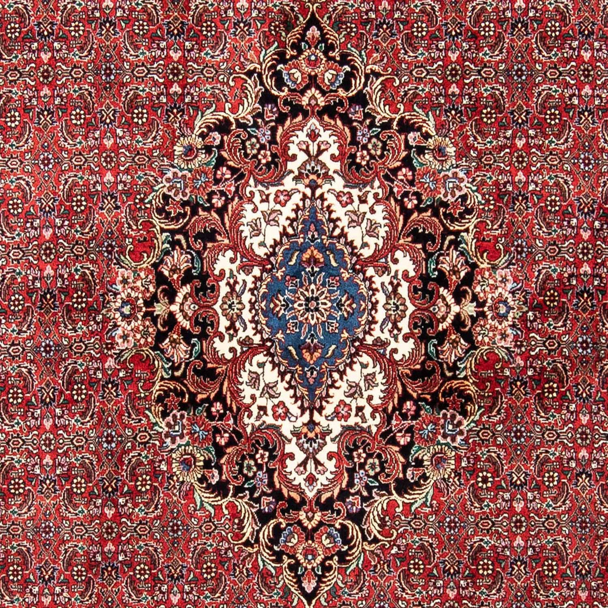Tapis persan - Bidjar - 233 x 166 cm - rouge