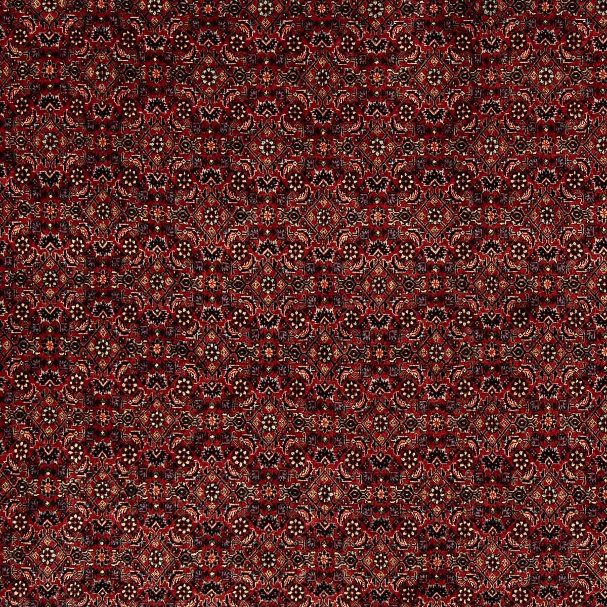 Tapis persan - Bidjar - 246 x 200 cm - rouge foncé