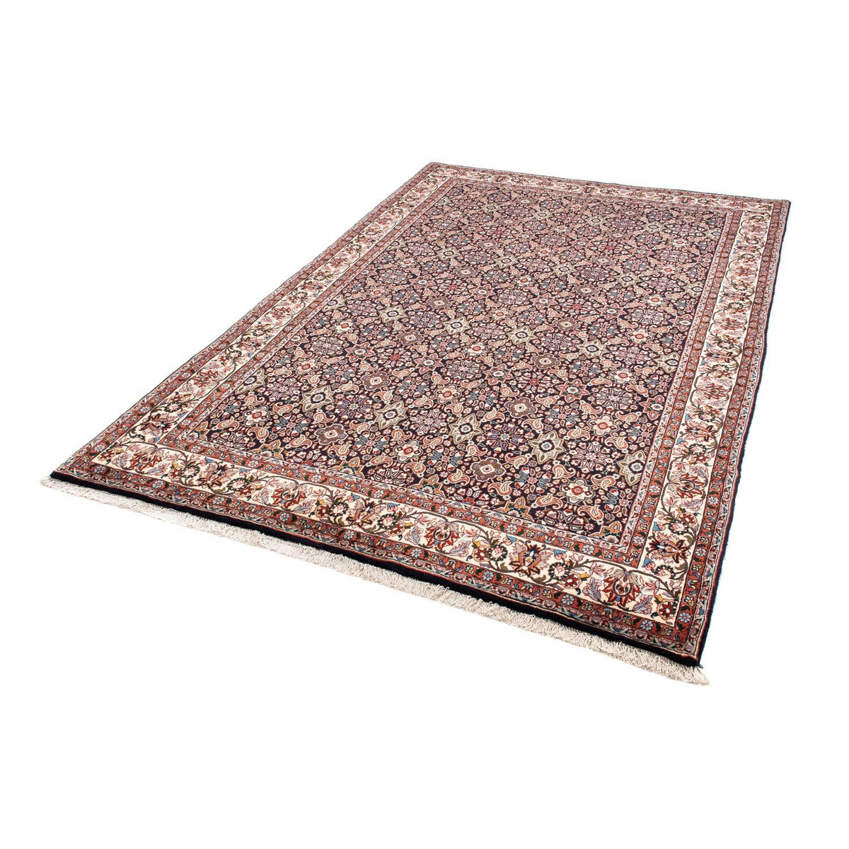Tapis persan - Bidjar - 248 x 168 cm - marron clair
