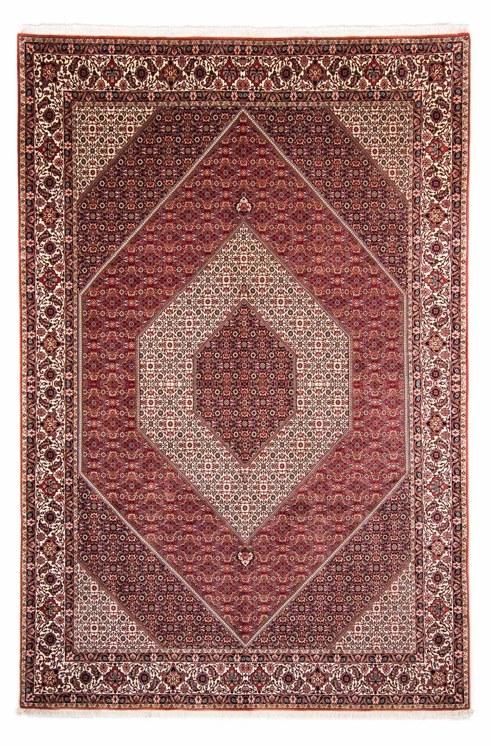 Tapis persan - Bidjar - 360 x 250 cm - rouge foncé