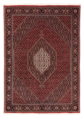 Tapis persan - Bidjar - 238 x 165 cm - rouge foncé