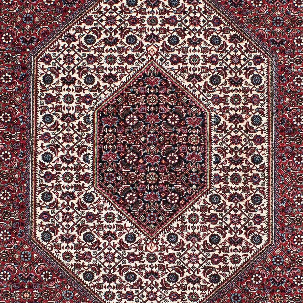 Tapis persan - Bidjar - 209 x 140 cm - rouge clair