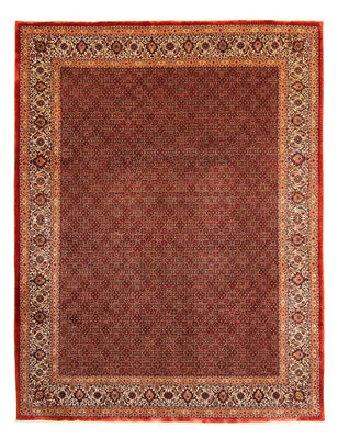 Tapis persan - Bidjar - 384 x 300 cm - rouge foncé