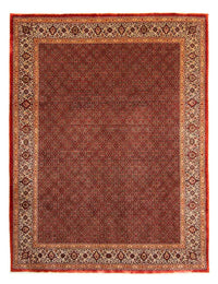 Tapis persan - Bidjar - 384 x 300 cm - rouge foncé