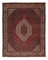 Tapis persan - Bidjar - 251 x 202 cm - rouge foncé