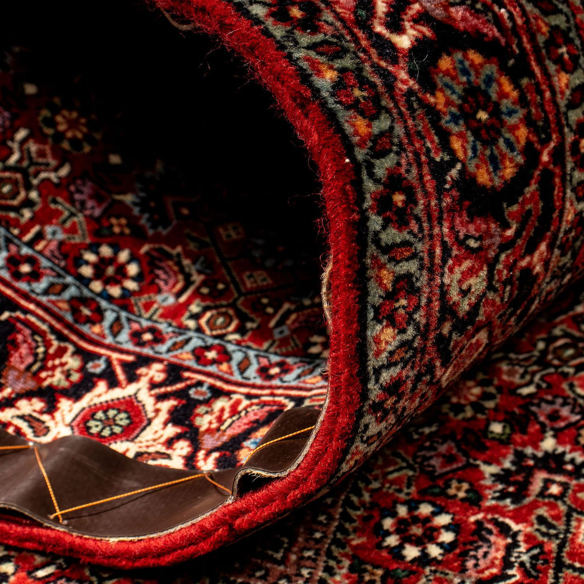 Tapis de couloir Tapis persan - Bidjar - 284 x 80 cm - multicolore