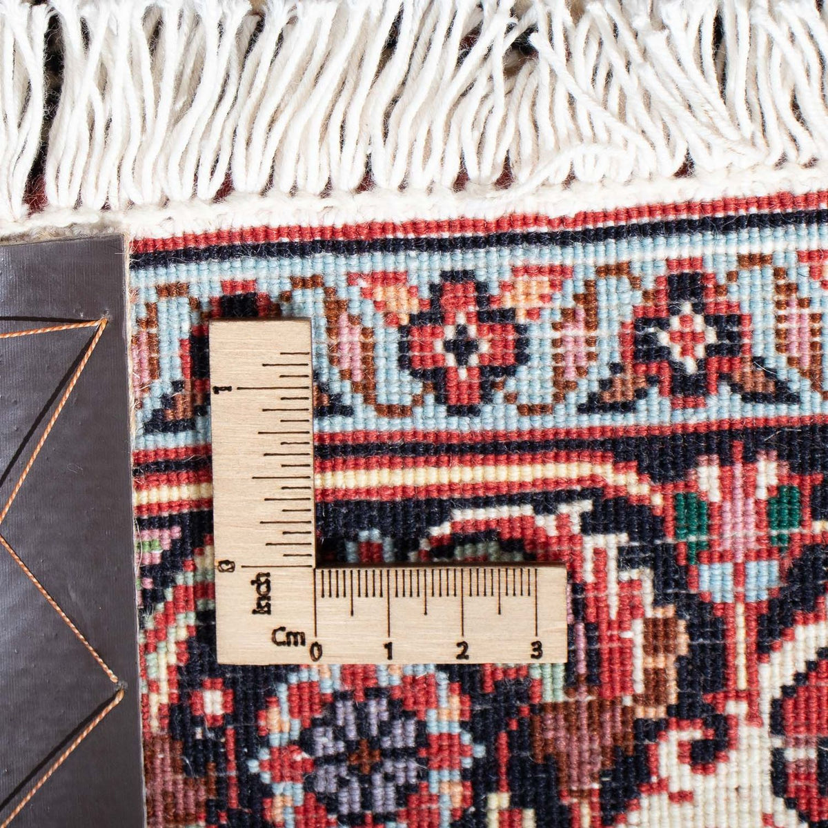 Tapis de couloir Tapis persan - Bidjar - 317 x 88 cm - rouge clair