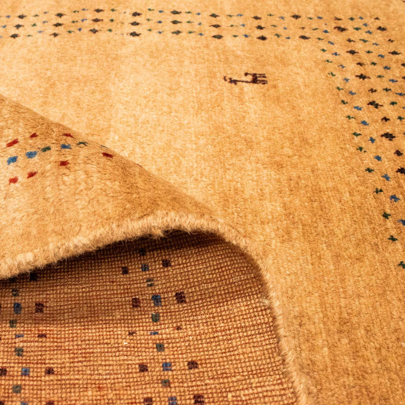 Tapis Gabbeh - Persan - 149 x 110 cm - marron