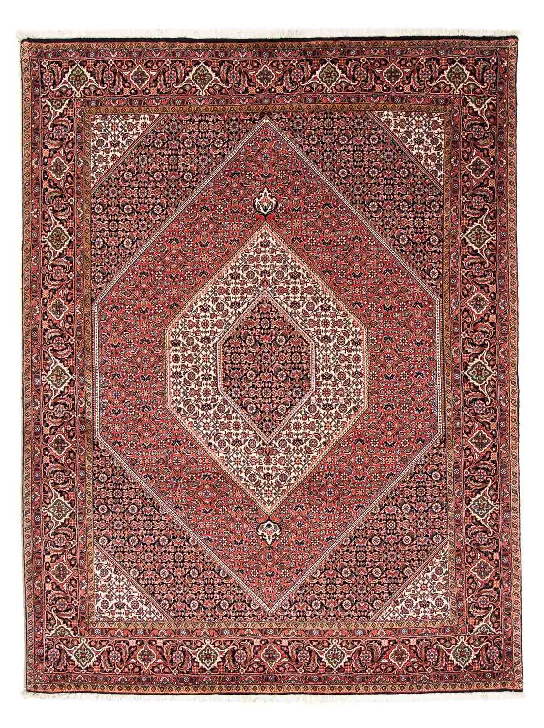 Tapis persan - Bidjar - 238 x 172 cm - rouge clair