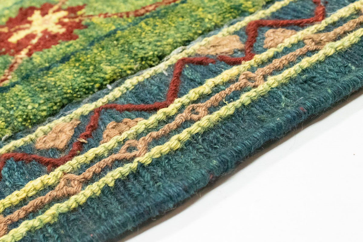 Tapis Kelim - Oriental - 205 x 147 cm - vert