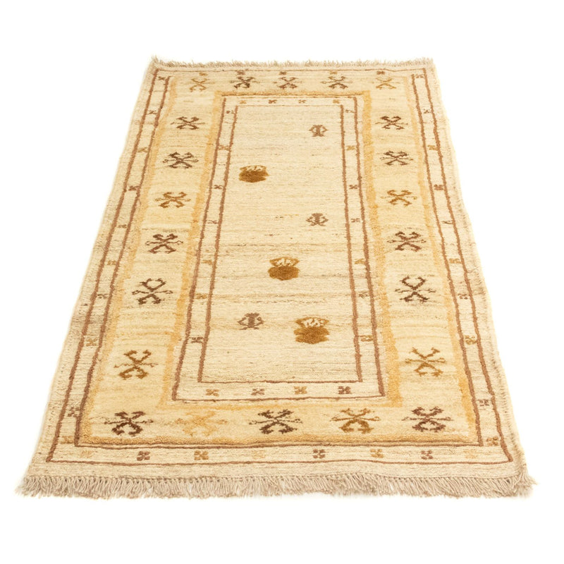 Tapis Gabbeh - Persan - 142 x 73 cm - beige