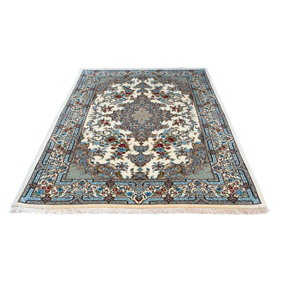 Tapis persan - Ghom - 207 x 137 cm - beige