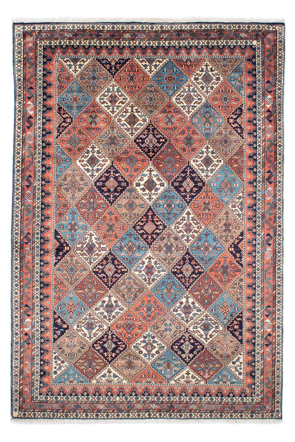 Tapis Gabbeh - Persan Kashkuli - 235 x 161 cm - multicolore