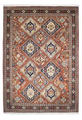Tapis Gabbeh - Persan Kashkuli - 253 x 176 cm - multicolore