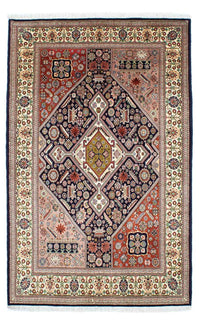 Tapis Gabbeh - Persan Kashkuli - 227 x 145 cm - bleu foncé