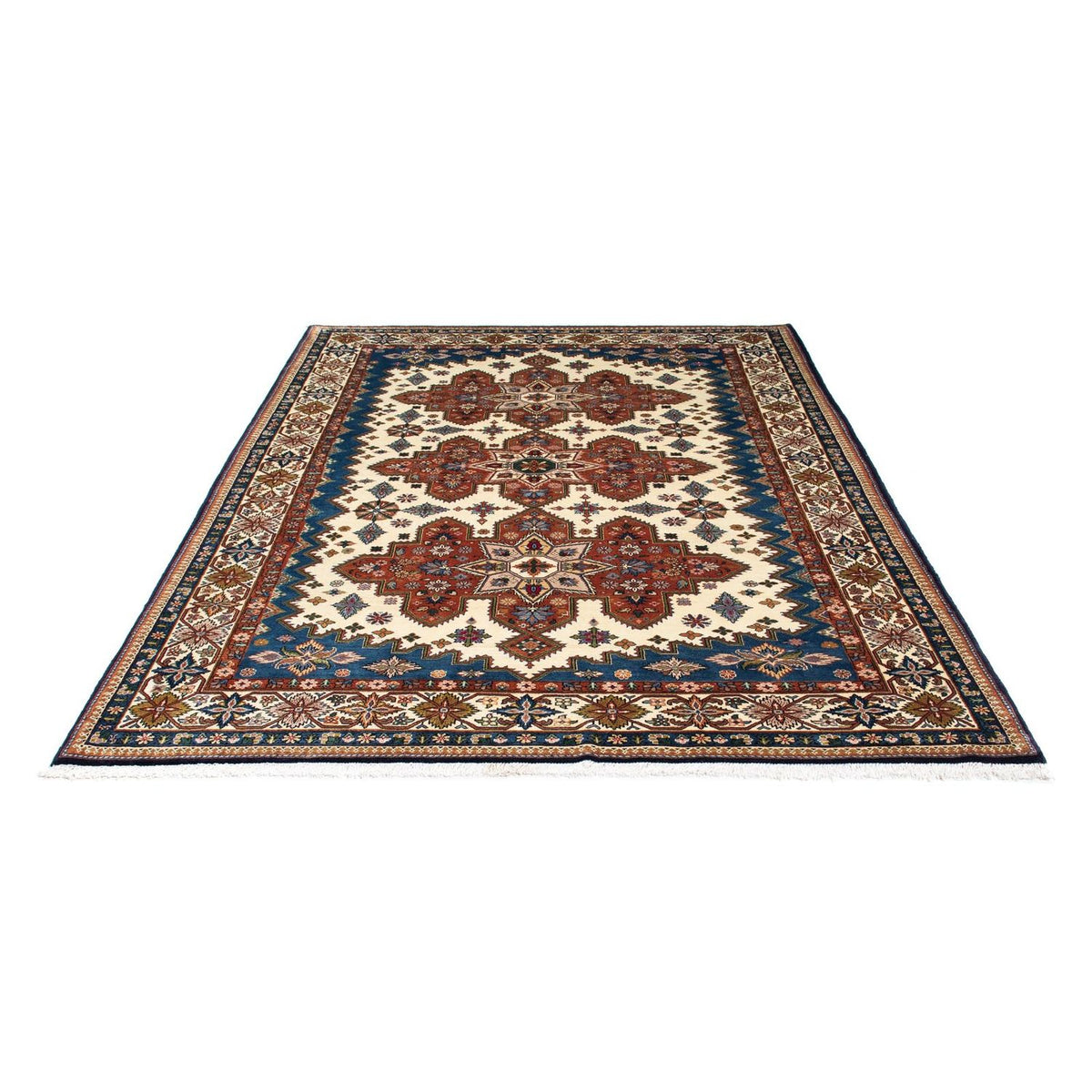 Tapis Gabbeh - Persan Kashkuli - 235 x 175 cm - beige