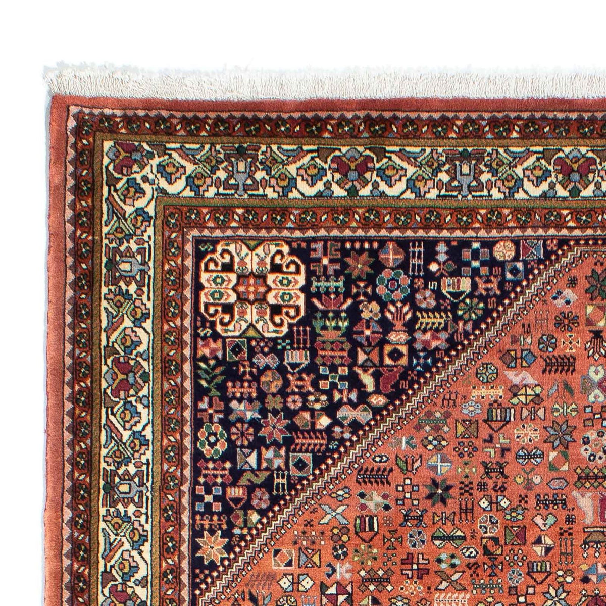 Tapis Gabbeh - Persan Kashkuli - 240 x 167 cm - rouille