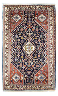 Tapis Gabbeh - Persan Kashkuli - 250 x 152 cm - bleu foncé