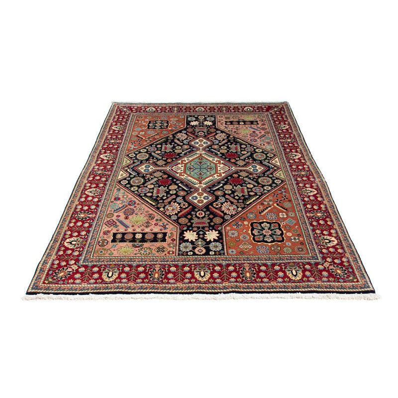 Tapis Gabbeh - Persan Kashkuli - 213 x 141 cm - bleu foncé