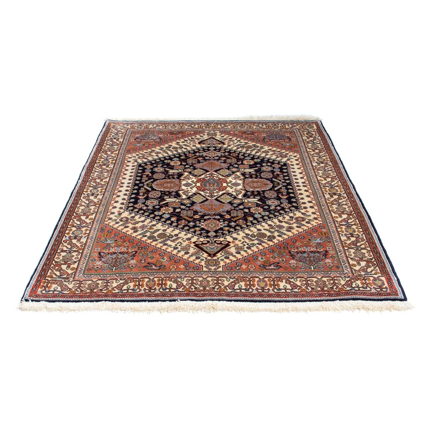Tapis Gabbeh - Persan Kashkuli - 180 x 145 cm - bleu foncé