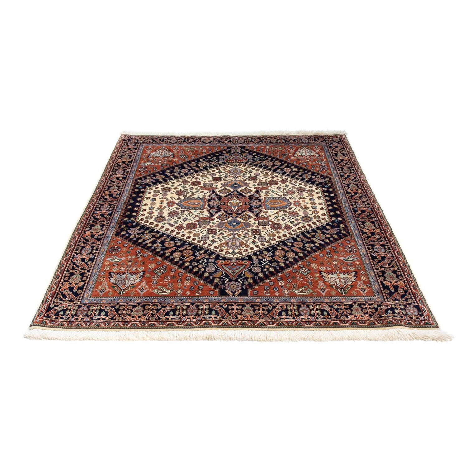 Tapis Gabbeh - Persan Kashkuli - 180 x 140 cm - bleu foncé