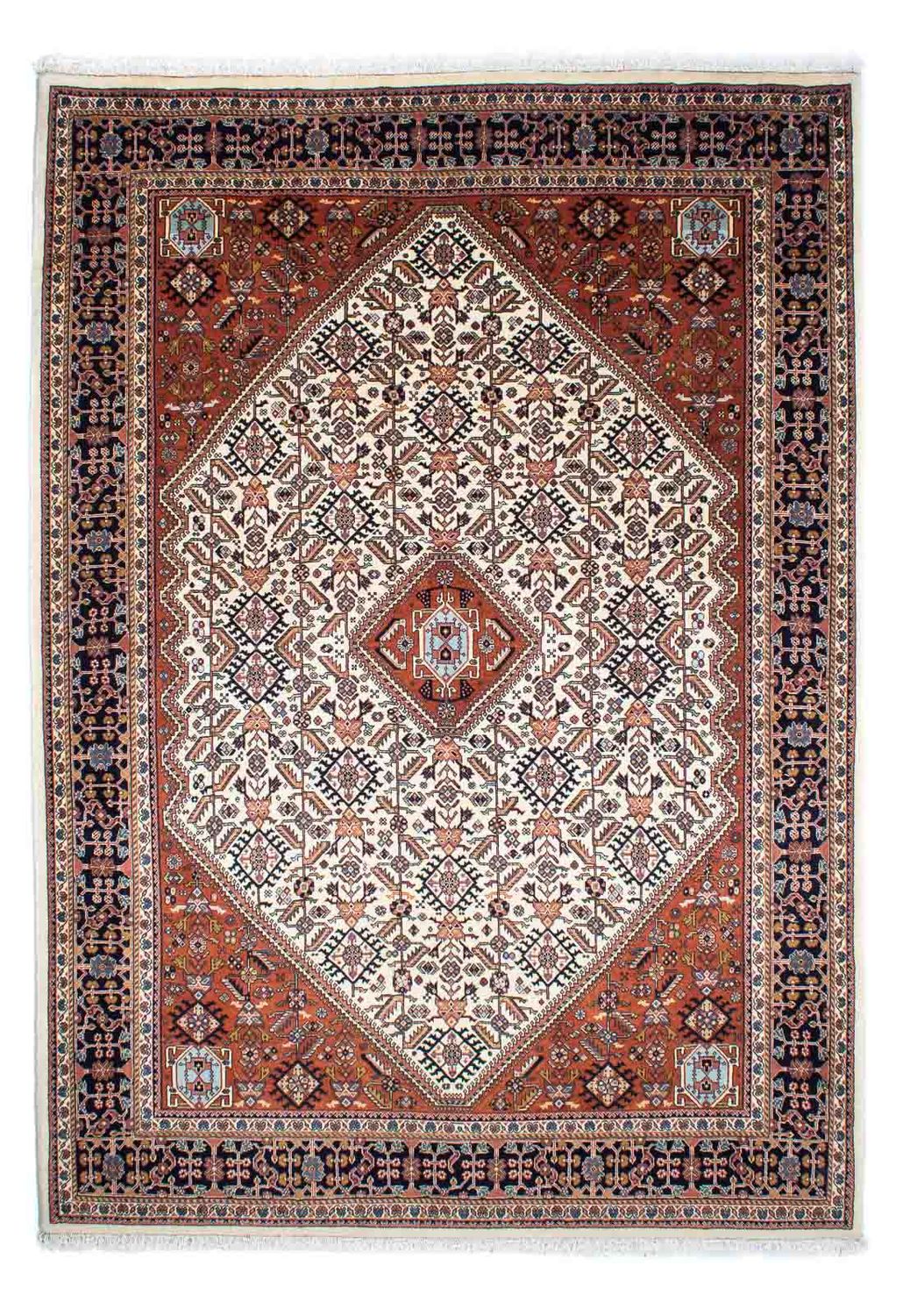 Tapis Gabbeh - Persan Kashkuli - 253 x 175 cm - marron