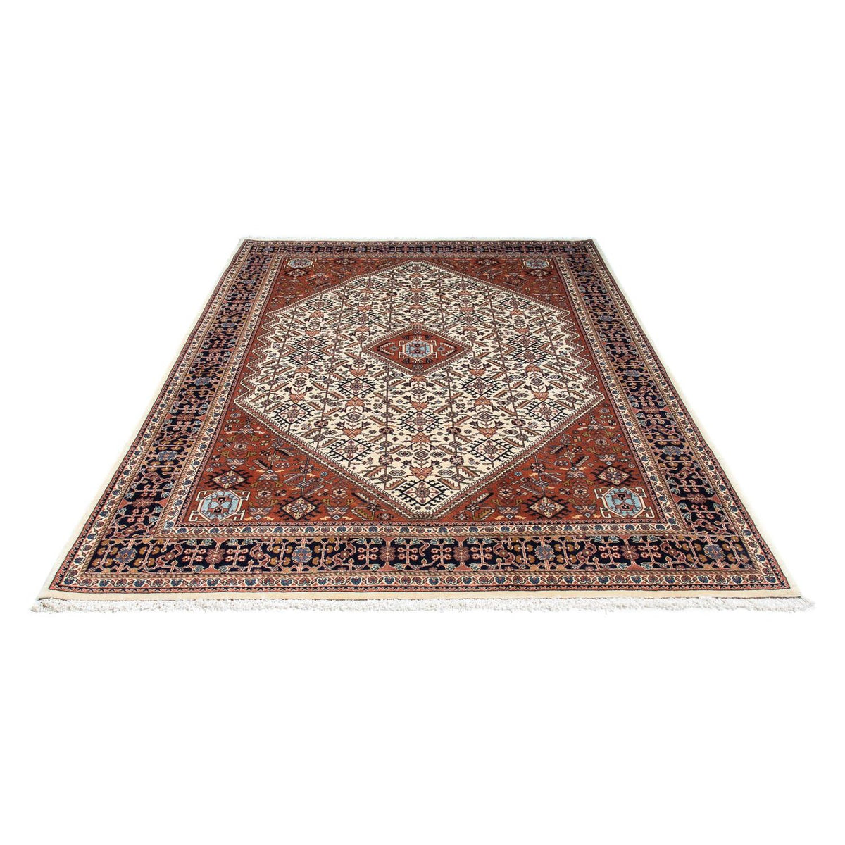 Tapis Gabbeh - Persan Kashkuli - 253 x 175 cm - marron