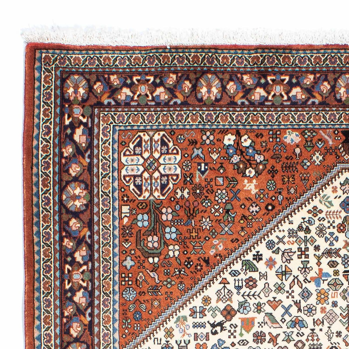 Tapis Gabbeh - Persan Kashkuli - 204 x 152 cm - marron