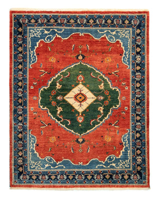 Tapis Gabbeh - Loribaft Persan - 190 x 152 cm - rouge