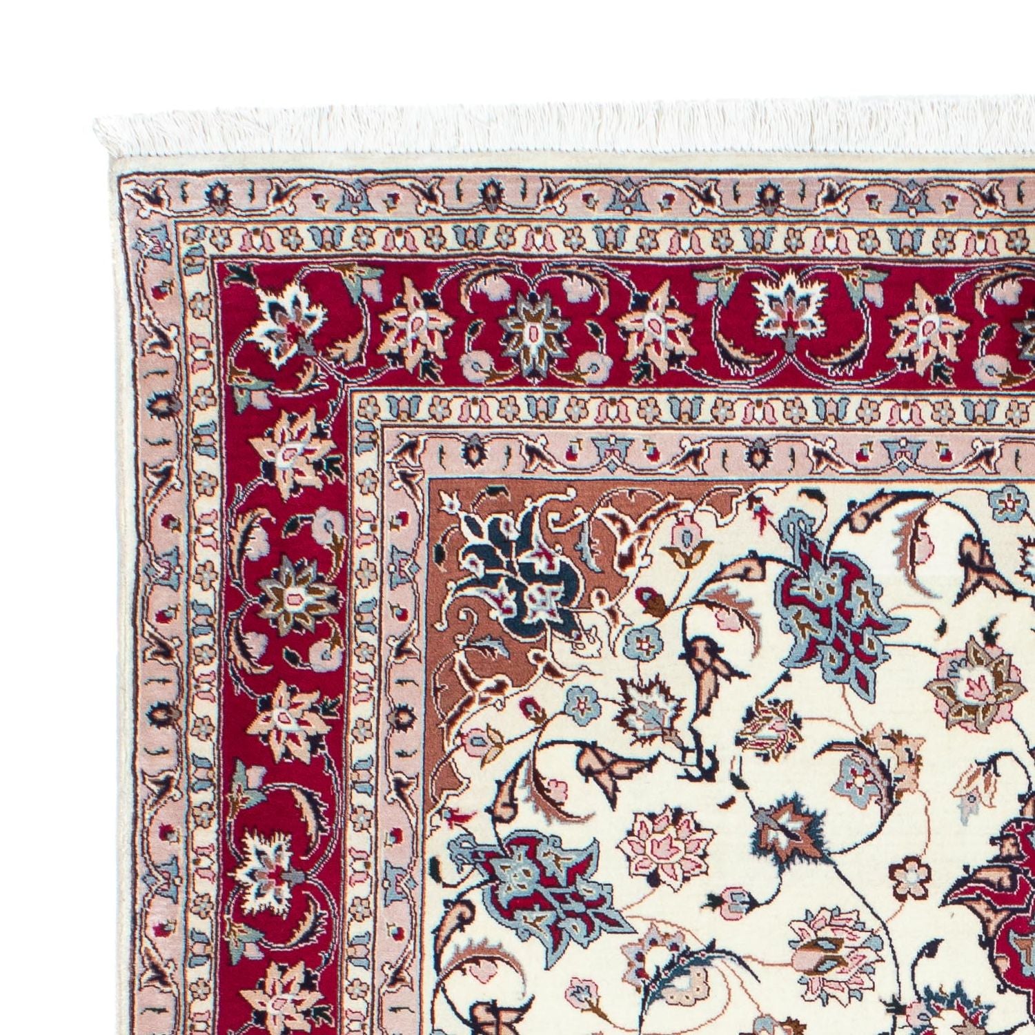 Tapis persan - Tabriz - Royal - 200 x 149 cm - beige