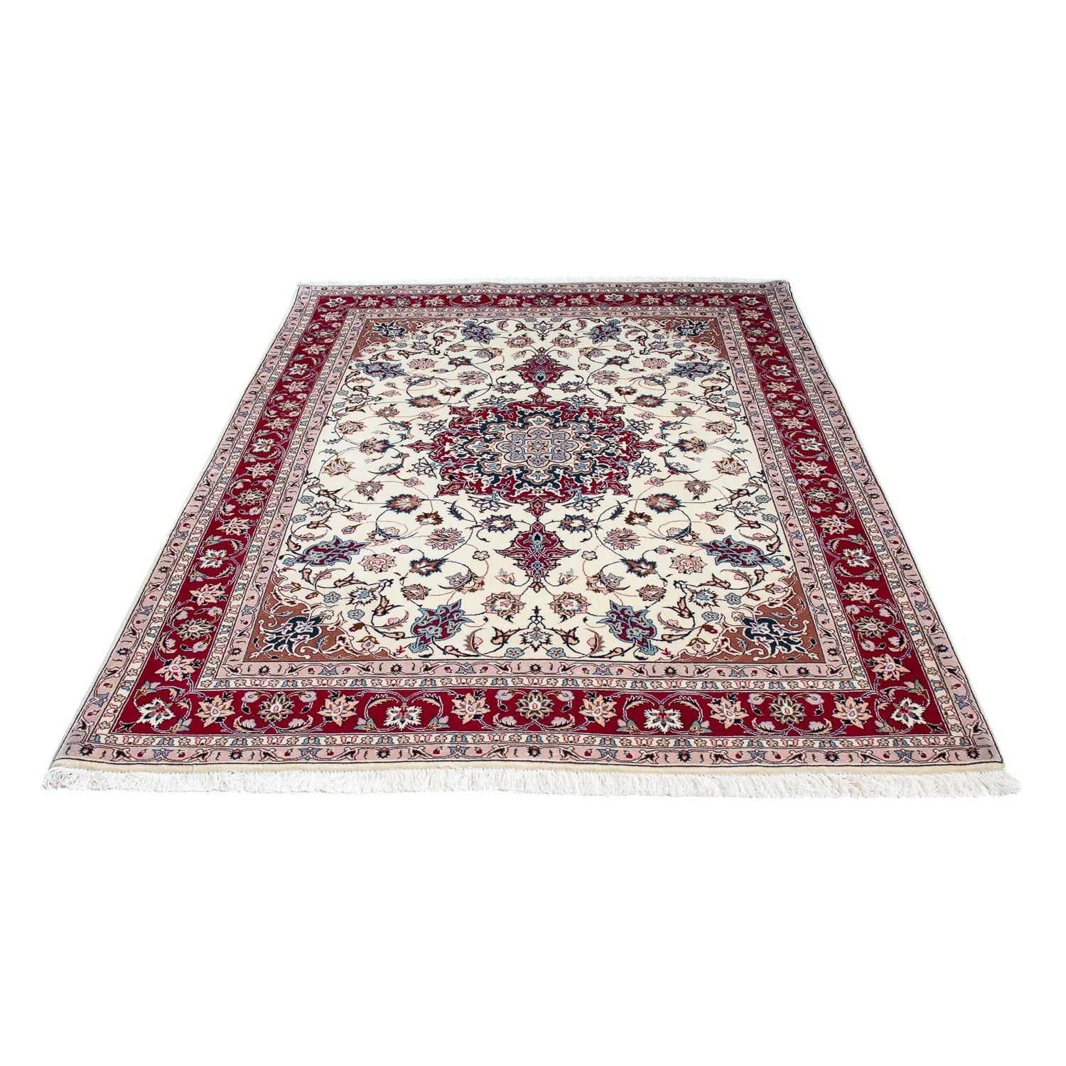 Tapis persan - Tabriz - Royal - 200 x 149 cm - beige