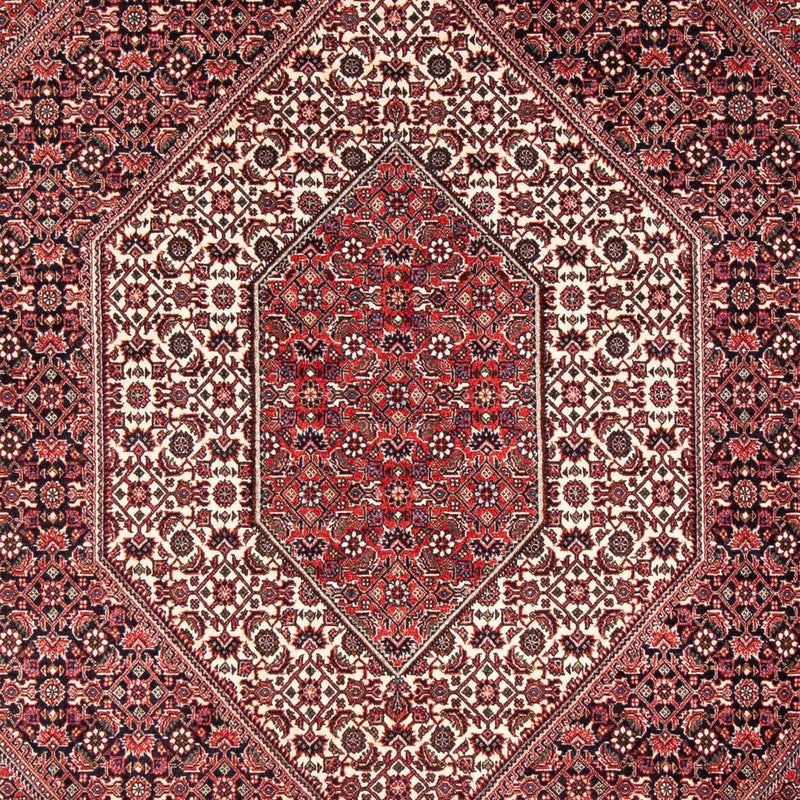 Tapis persan - Bidjar - 242 x 168 cm - rouge clair