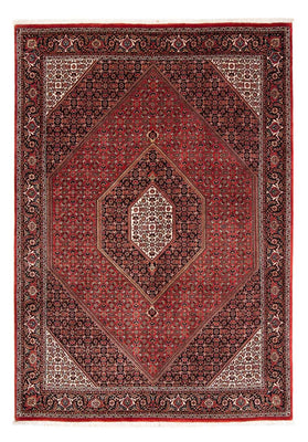 Tapis persan - Bidjar - 240 x 171 cm - rouge foncé